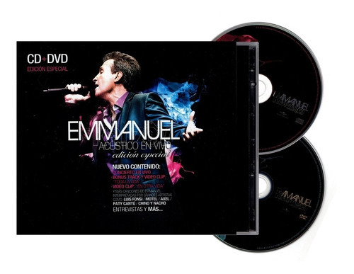 Emmanuel - Acustico En Vivo / Edicion Especial - Cd + Dvd