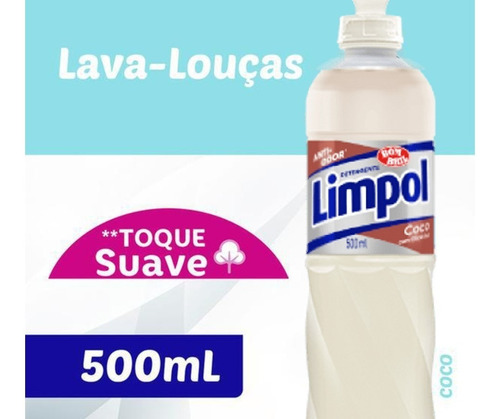 Detergente Limpol Coco 500 ml Pronta Entrega Só Hoje Top