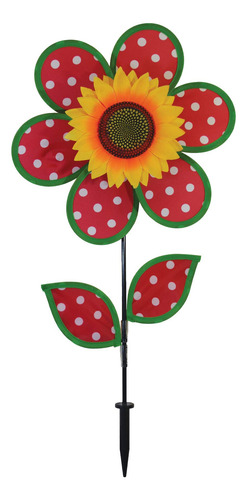 Girasoles 12 Pulgadas Con Diseño De Lunares Para Jardín