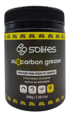Graxa Pasta Solifes Carbon Grease Especial Para Carbono 200g