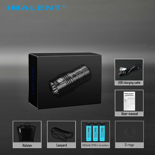 Super Linterna Led Imalent Ms06 25000lm 513m Recargable