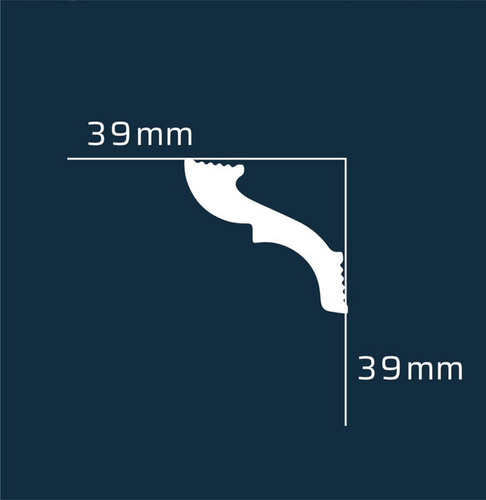 Molduras De Telgopor Arq 39 X 39 Mm - Precio X Metro