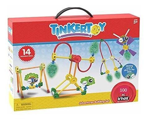 Tinkertoy Adventures Building Set - 100 Piezas - A Partir De