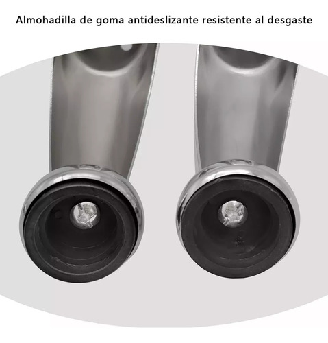 12 Piezas De Patas Curvas Cromadas C/tornillas/mueble, Cama