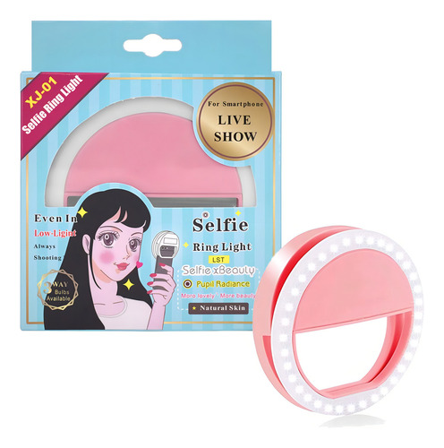 Anillo De Luz Led Flash Mejor Selfie Fotografía En Celular
