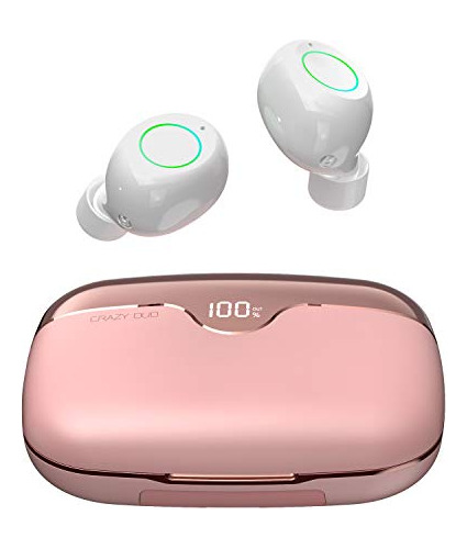 Auriculares De Oro Rosa, Auriculares Inalámbricos Para...