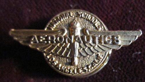 Antiguo Pins De Escuela Nacional De Aeronautica Los Angeles