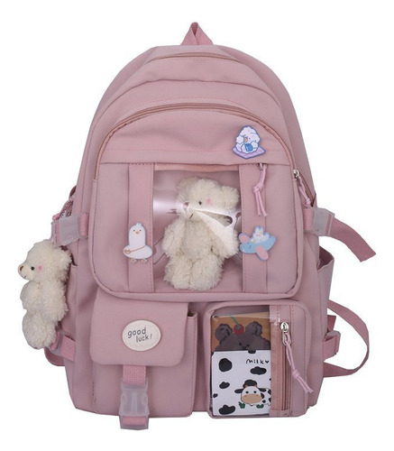 Backpack Aesthetics Teenager Hanging Bear Academy Para Mujer