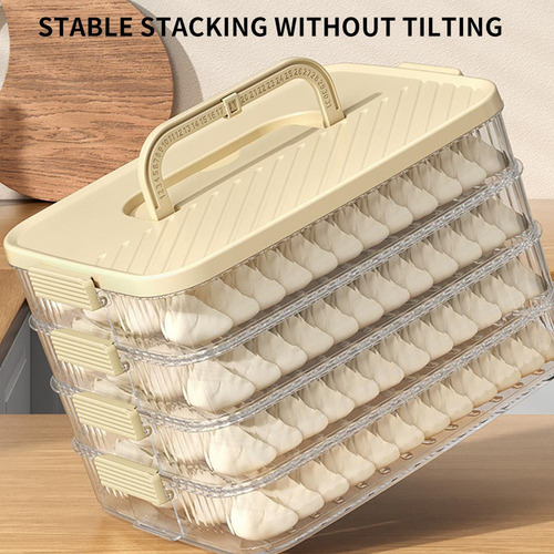 Contenedor For Galletas, Contenedor De Almacenamiento De 4