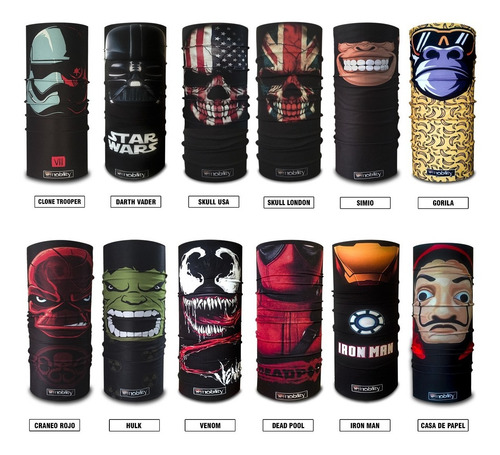 Cuello Bandana Pañoleta Bufanda - Bicicleta Moto X 3 Unidade