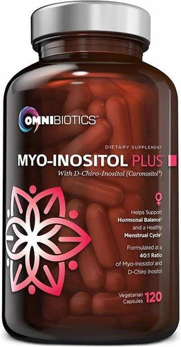 Myo Inositol Plus (120 Cápsulas) Omnibiotics Hecho En E.u. Sabor Sin Sabor