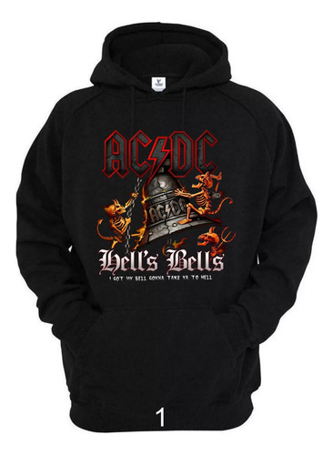 Sudadera Ac/dc Logo Rock 