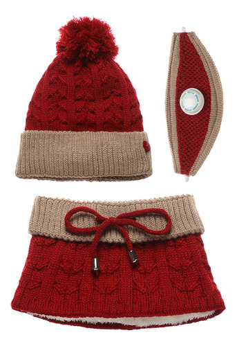 Conjunto De Gorro Y Bufanda, Gorro De Esquí De Nieve, Gorros