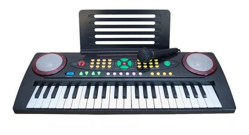 Teclado Mini Infantil 44 Teclas Turbinho Ym238c C/ Microfone