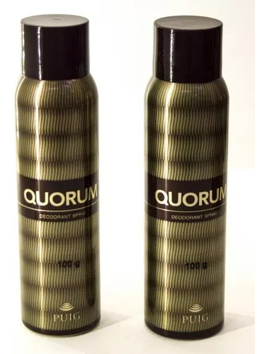 Puig Quorum Deodorant Spray 150ml C/u 2 Piezas