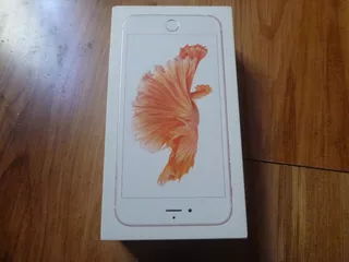 Caja De iPhone 6s Plus Rose Gold 16gb Completo Con Sacachip