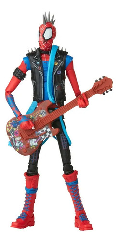 Figura De Acción Spider-man: Hobie Brown Spider-punk De Jugu