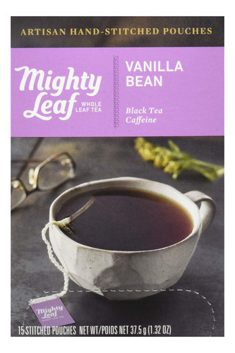 Mighty Leaf Tea Bolsas De T De Vainilla, 15 Unidades