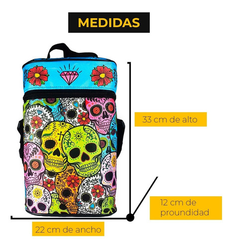 Imagen 6 de 8 de Equipo De Mate Madera Completo Calaveras Regalo Cuero