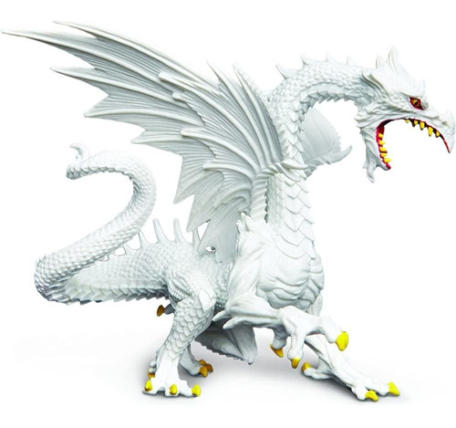 Safari Ltd Glowinthedark Snow Dragon Estatuilla De Juguete P