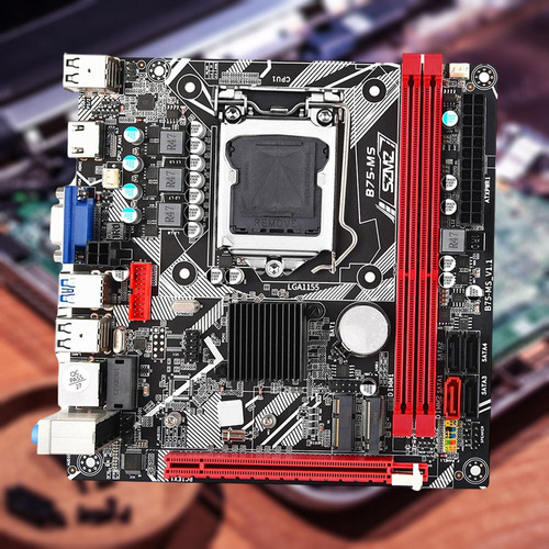 Js Placa Base De Escritorio B75-ms Placa X Interfaz