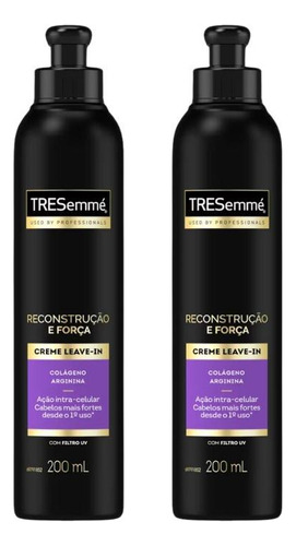 Creme Para Pentear Leave-in Tresemme Reconst Força 200ml-2un