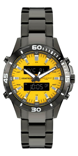 Reloj Armitron Caballero Extensible Color Negro 205347yldg