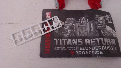 Transformers Broadside Primer Clase Voyager Titán Wars 16cm (Usado)