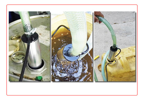 Bomba Sumergible Cc 12v/24v De 51 Mm Para Agua Y Aceite ,