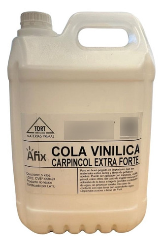 Cola Vinilica Carpincol Extra Fuerte 5kg.