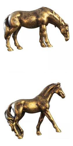 2x Horse Statue For Landscape Pavilion Festivals Diy