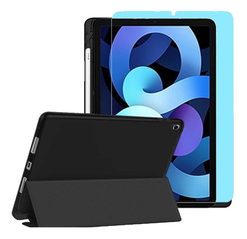 Funda Con Tapa Slot Lapiz Compatible Con iPad 4 10.9 +vidrio