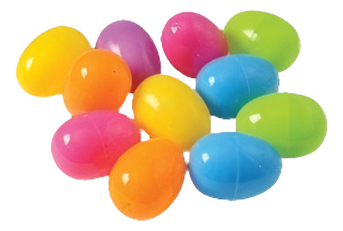 Giftexpress Plastic Bright Easter Egg Assortment 50 Piezas P