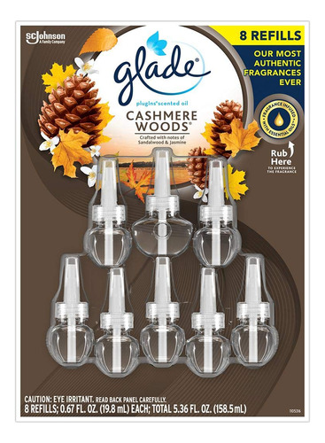 Glade Plug In - Recambios De Aceite Perfumado   Cashmere Woo