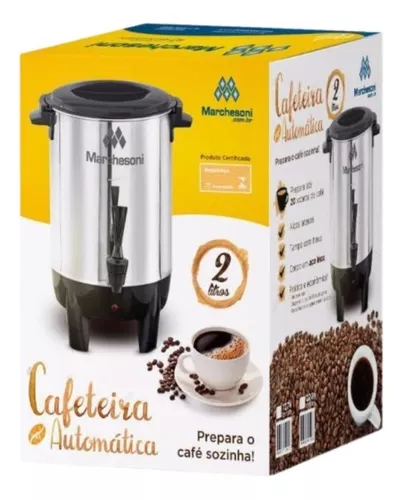 Cafeteira Elétrica Industrial Automática 15 L Com Pingadeira Marchesoni -  0MA 082