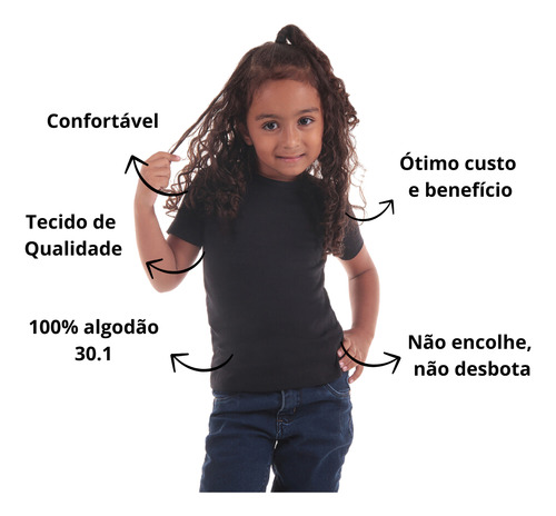Camiseta Youtuber Emilly Vick Para Meninas Crianças Algodão