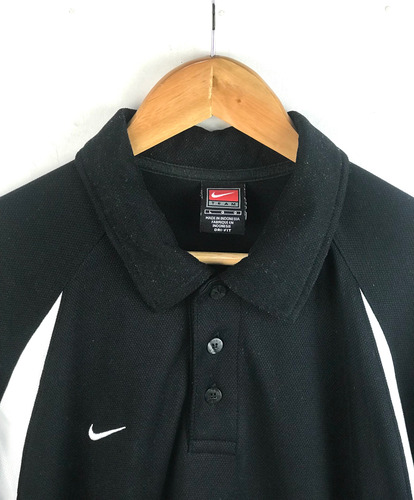 Playera Polo Nike Team Original Microfibra 90s L Oversized (Usado)
