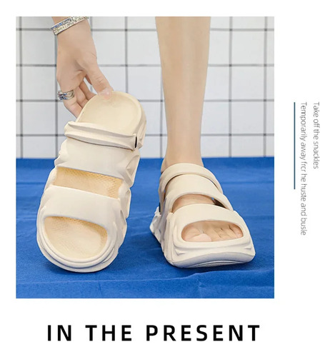 Sandalias De Playa De Suela Blanda Para Hombre Y Mujer