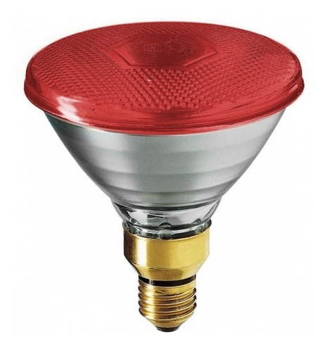 General Electric Par 38 80w 220v Spot Lampara E27 Rojo