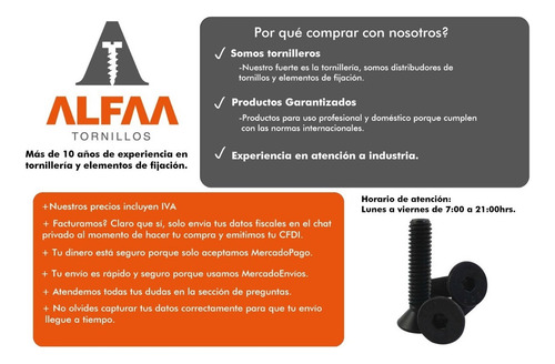 Gls Tornillo Allen Botón Rondana Integrada M3 X 20mm (50pzs)