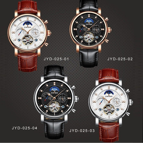 Reloj Mecánico Kinyued Fashion Moon Phase