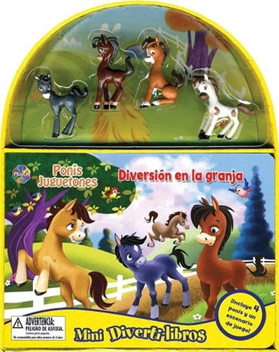 Diversión En La Granja - Ponis Juguetones - 4 Muñecos Phidal