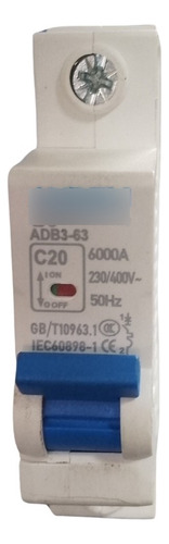 Breaker Serie Adb3-63 1p 25a C Curve