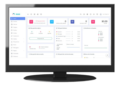 Script Php - Rise Crm V3.5.2 Gerenciador De Negócios