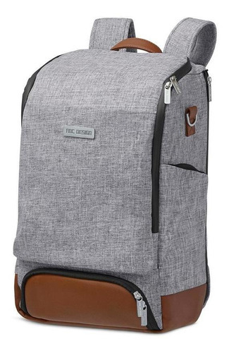 Mochila Maternidade Abc Design Mochila Tour Graphite Grey