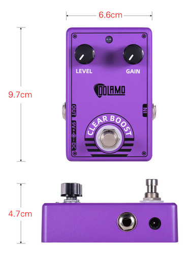 Pedal De Guitarra Eléctrica Effect Maker Effects Guitar Purp