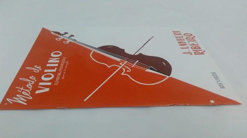 Método De Violino, De J. Lambert Ribeiro. Editora Ricordi Em Português