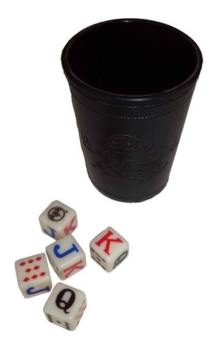 Cubilete Vaso Gradado Con Ron Bacardi Añejo