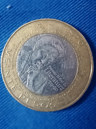 Moneda Conmemorativa De Octavio Paz