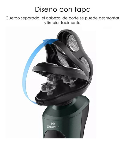 Afeitadora Eléctrica Carga Usb 4 En 1 Máquina Afeitar Hombre